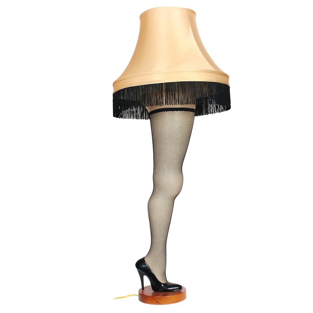 Leg Lamp Full Size Christmas Leg Lamp – Iconic Glowing Holiday Home Decor