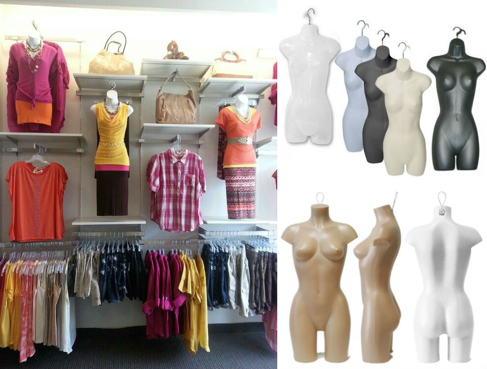 Female Hanging Full Body Mannequin Form Top Quality Torso Display