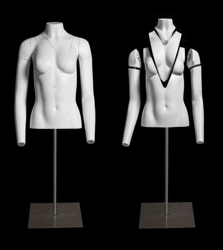 Made of Fiberglass. Specially designed for taking photos for catalogues, websites and allows to give shape to clothing without showing mannequin.