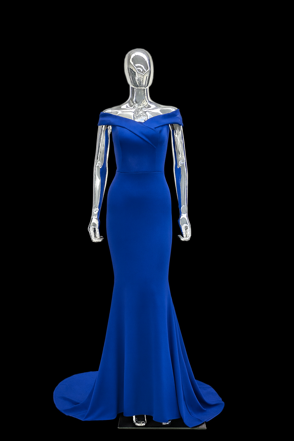 Plastic Female Chrome Mannequin