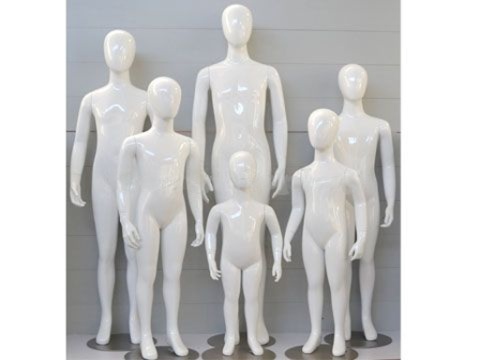 Mannequin Mode Children Abstract Mannequins